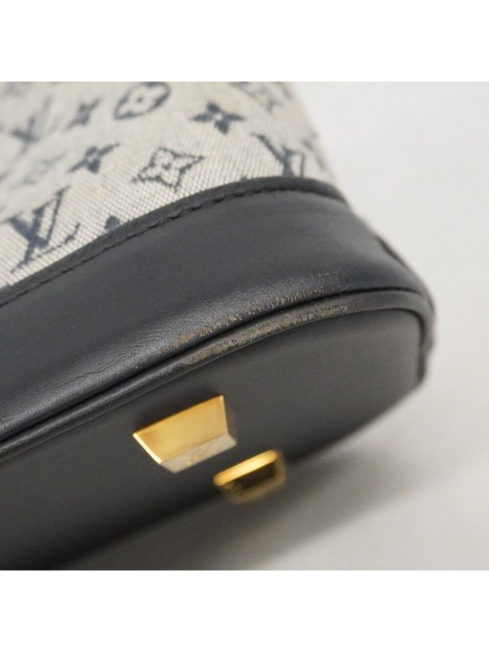 Louis Vuitton Handbag Monogram Mini Alma Long Blue - Picture 6 of 10